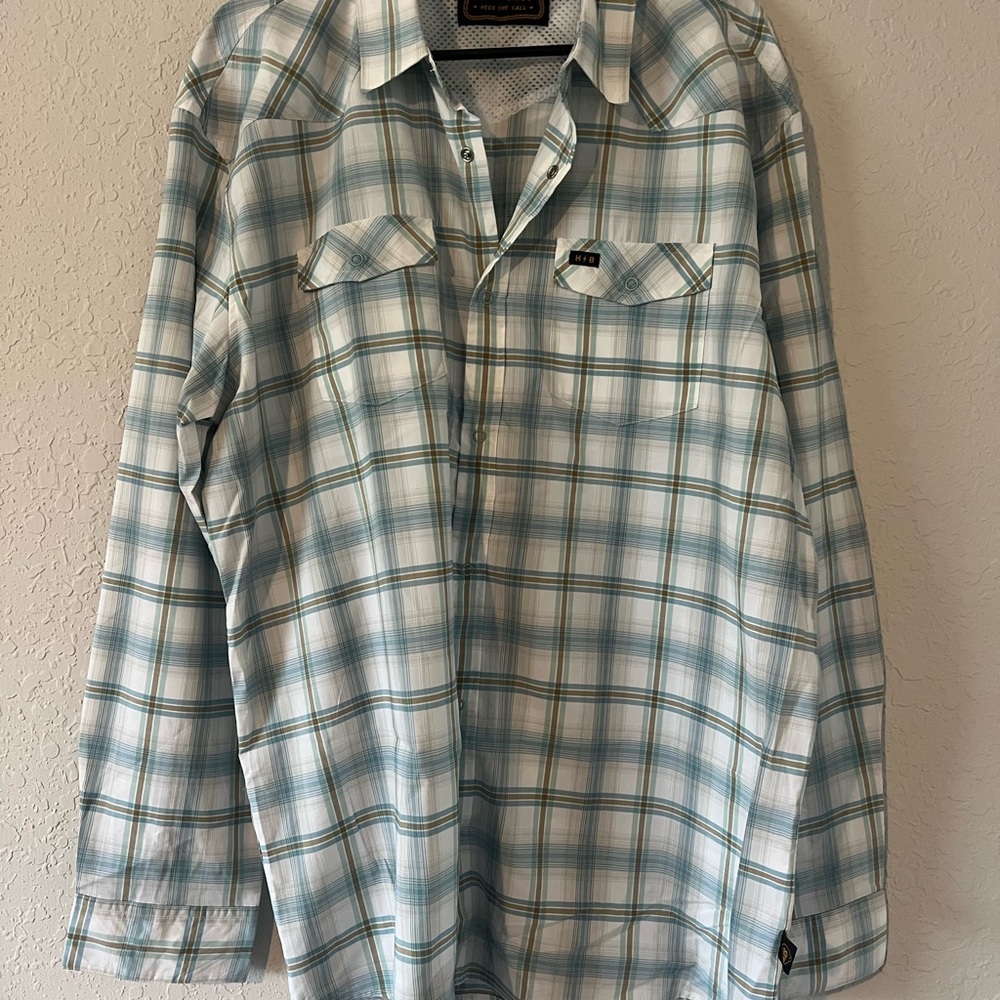 Howler Brothers Plaid H Bar B Tech Longsleeve